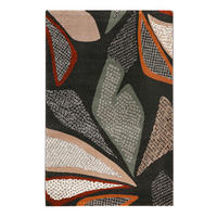 FLACHWEBETEPPICH 80/150 cm Hazel Anthrazit, Braun, Grün, Schwarz, Beige  - Anthrazit/Beige, Design, Textil (80/150cm) - Esprit
