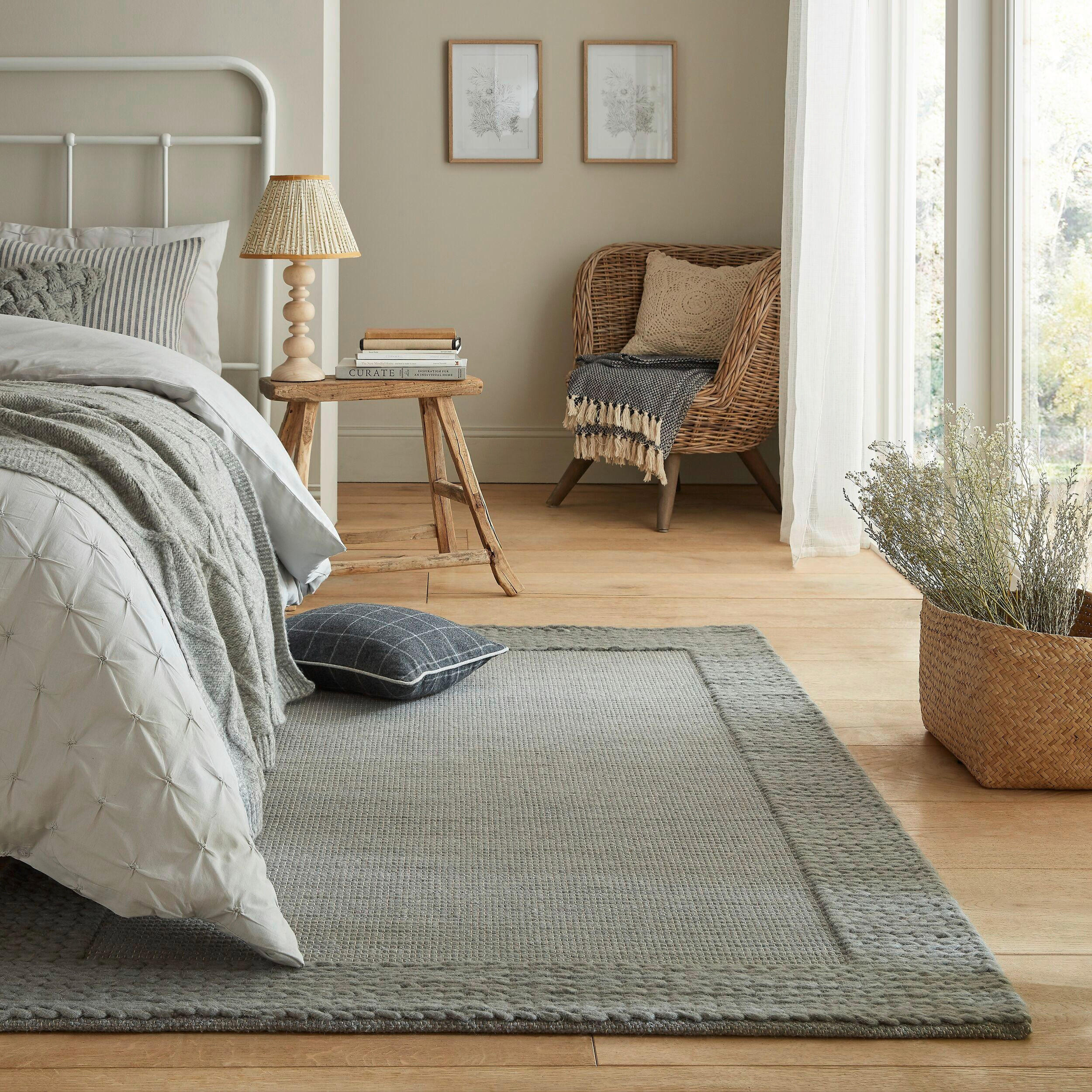 WOLLTEPPICH 160/230 cm Rue Plait Grau  - Grau, Basics, Textil (160/230cm) - Xora