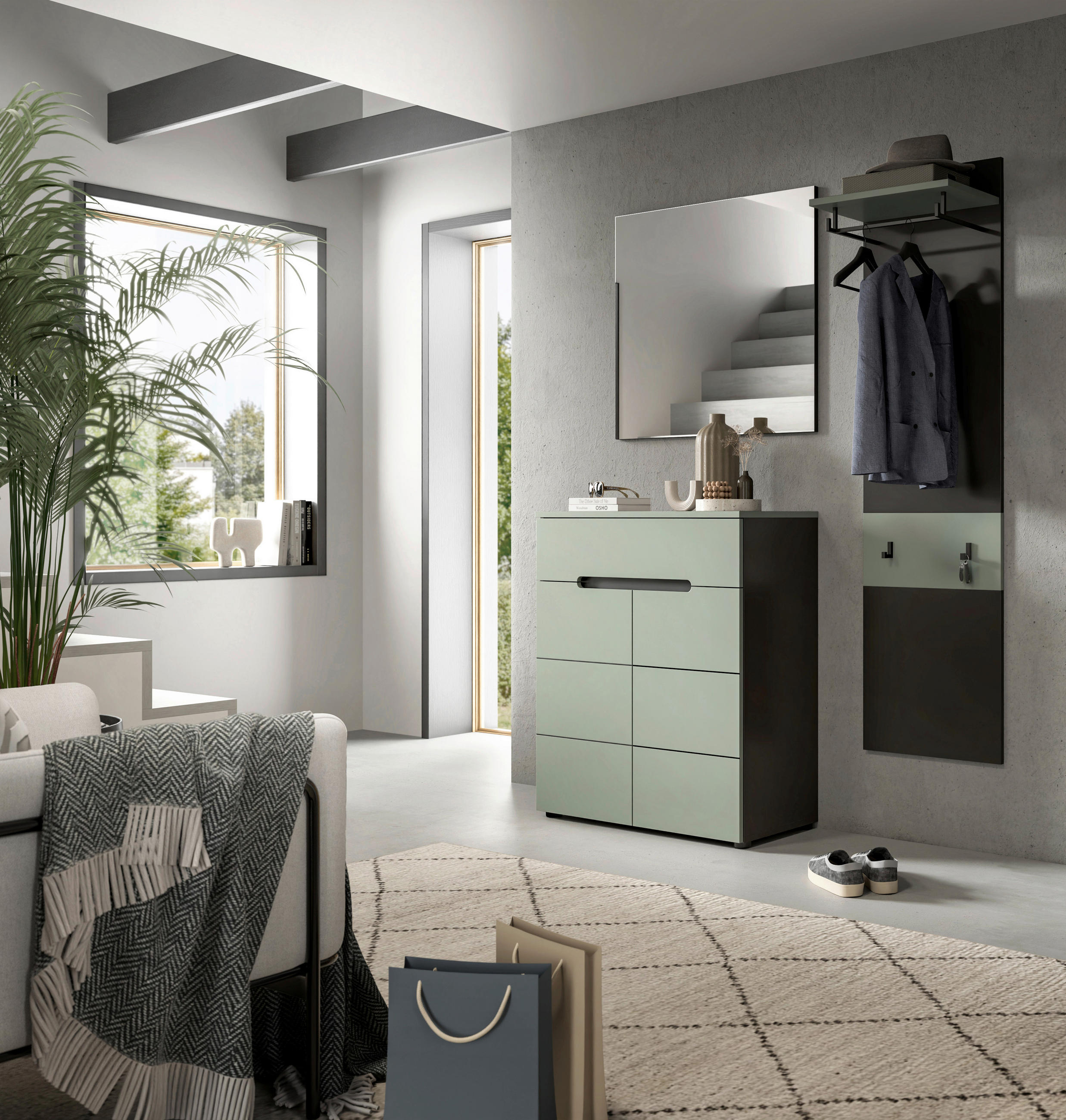 Thumbnail - Livetastic Garderobenpaneel, Holzwerkstoff, 45x165x29 cm, FSC Mix, Hutablage, Garderobe, Garderobenpaneele, Garderobenpa...