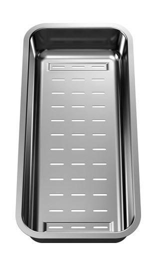 RESTESCHALE 223077  - Chromfarben, Basics, Metall (36/5,7/16,7cm) - Blanco