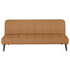 SCHLAFSOFA in Frottier Braun  - Schwarz/Braun, Design, Holz/Textil (192/82/90cm) - Livetastic