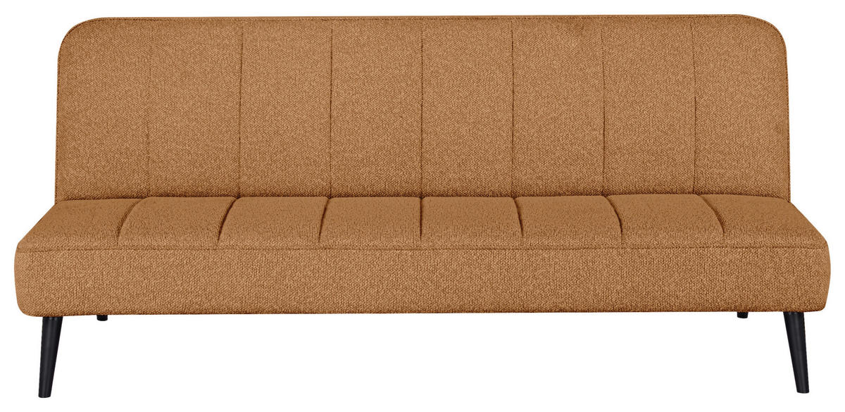SCHLAFSOFA in Holz, Textil Braun  - Schwarz/Braun, Design, Holz/Textil (192/82/90cm) - Livetastic