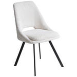 STUHL   Struktur  - Beige/Schwarz, Design, Textil/Metall (48/85/56cm) - Carryhome