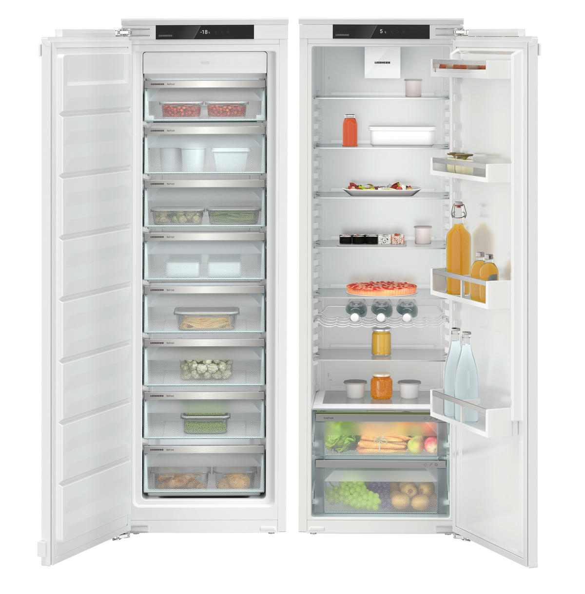 SIDE-BY-SIDE IXRF5100  - Weiß, Basics, Kunststoff/Metall (59,9+55,9/177/54,6cm) - Liebherr