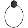 HANDTUCHHALTER Schwarz  - Schwarz, Basics, Metall (17,2/20,5/2,5cm) - Smedbo