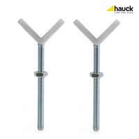 Y-SPINDEL  - Silberfarben/Weiß, Basics, Metall (6/15cm) - Hauck