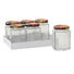 MARMELADENGLAS-SET - Transparent, Glas/Metall (0,287l)