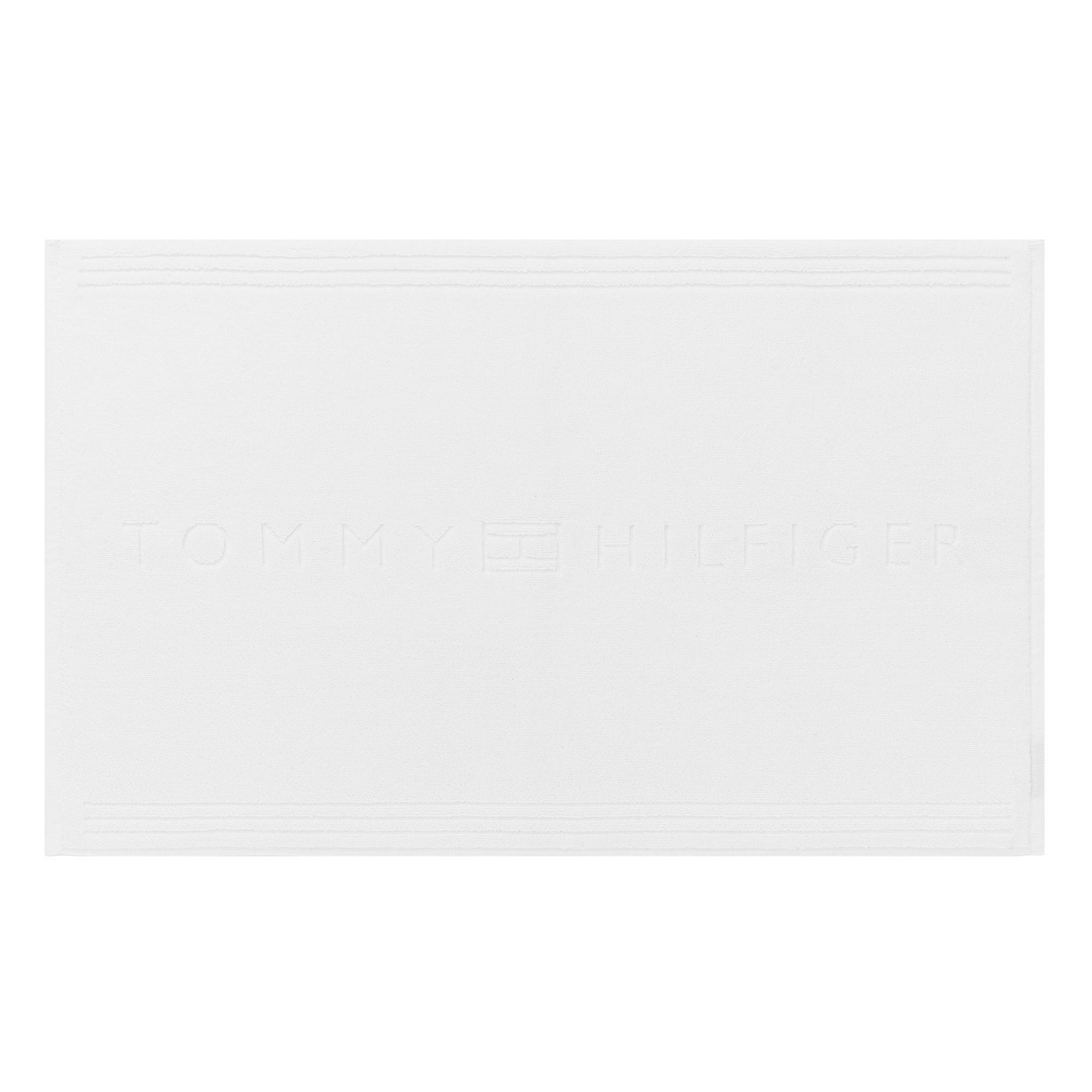 BADEMATTE Weiß 50/80 cm  - Weiß, Basics, Textil (50/80cm) - Tommy Hilfiger