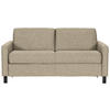 SCHLAFSOFA Webstoff Beige  - Beige/Schwarz, Design, Holz/Textil (184/92/102cm) - Dieter Knoll