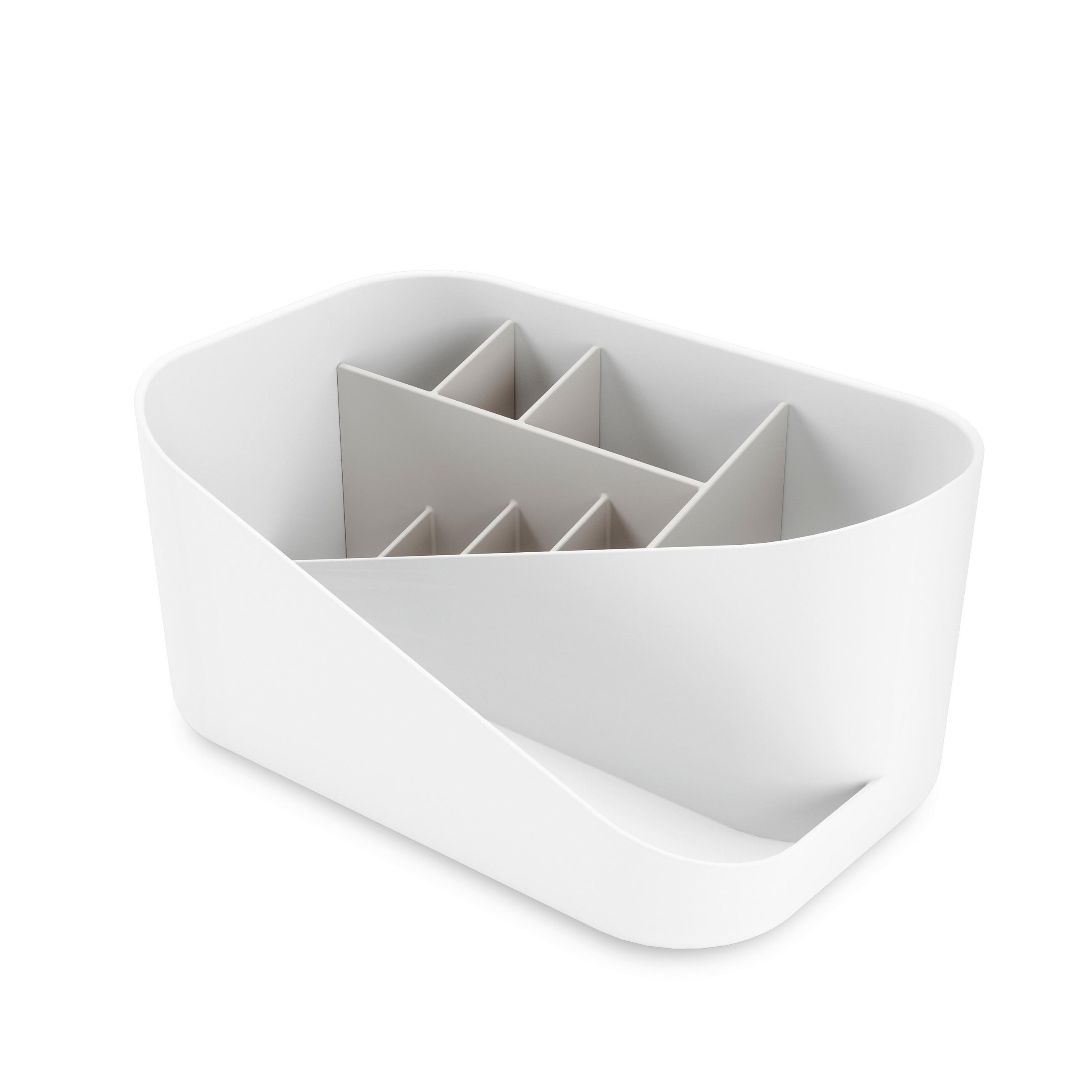 KOSMETIK-ORGANIZER  - Weiß/Grau, Design, Kunststoff (27/17/13cm) - Umbra