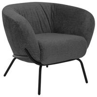 COCKTAILSESSEL - Schwarz, Design, Textil/Metall (79/71/74cm) - Lomoco