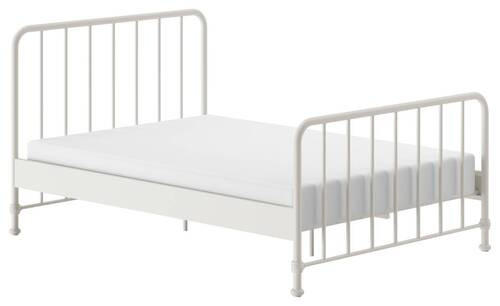 KINDER-/JUNIORBETT 140/200 cm  in Weiß  - Weiß, ROMANTIK / LANDHAUS, Holz/Metall (140/200cm) - MID.YOU