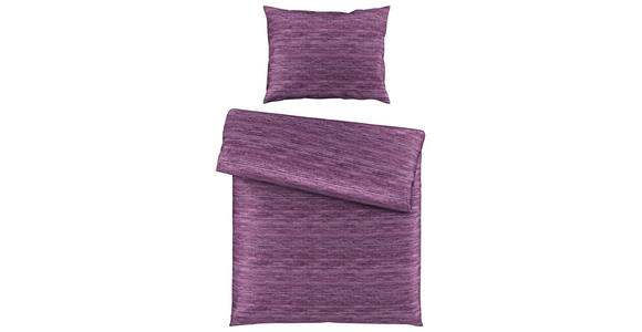 BETTWÄSCHE CARO Satin 140/200 cm  - Mauve, KONVENTIONELL, Textil (140/200cm) - Novel