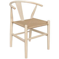 STOL  - ek Bianco/naturfärgad, Modern, trä (55/77/55cm) - Niels Andersson