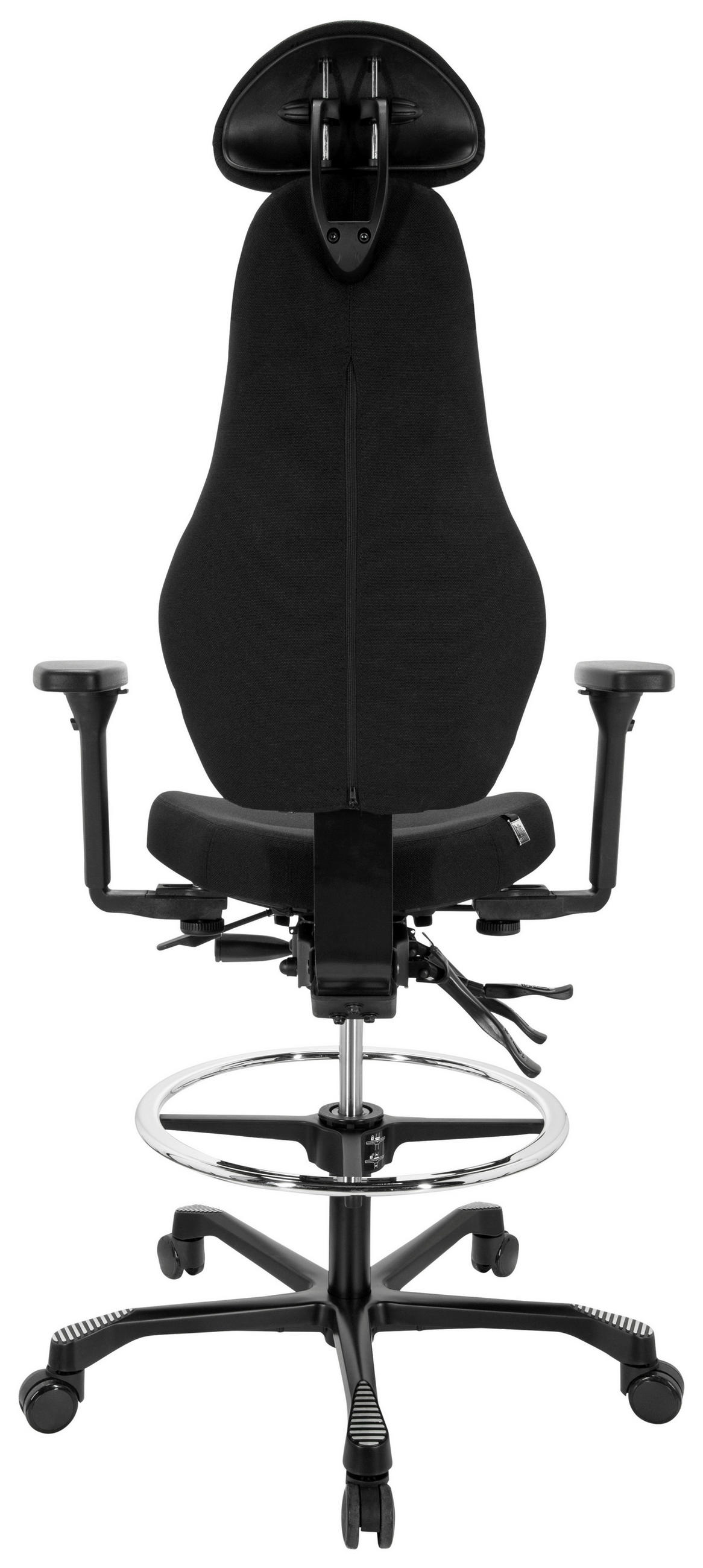SNURRSTOL  i flatväv svart  - svart, Basics, metall/textil (70/126/54cm) - MID.YOU