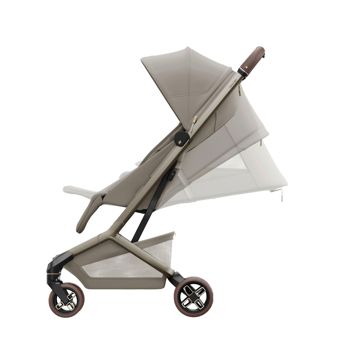 KINDERWAGENSET  Zero-G Travelsystem  Sapphire Sand  - Sandfarben/Creme, Basics, Textil (44,5/105/84cm) - Maxi-Cosi