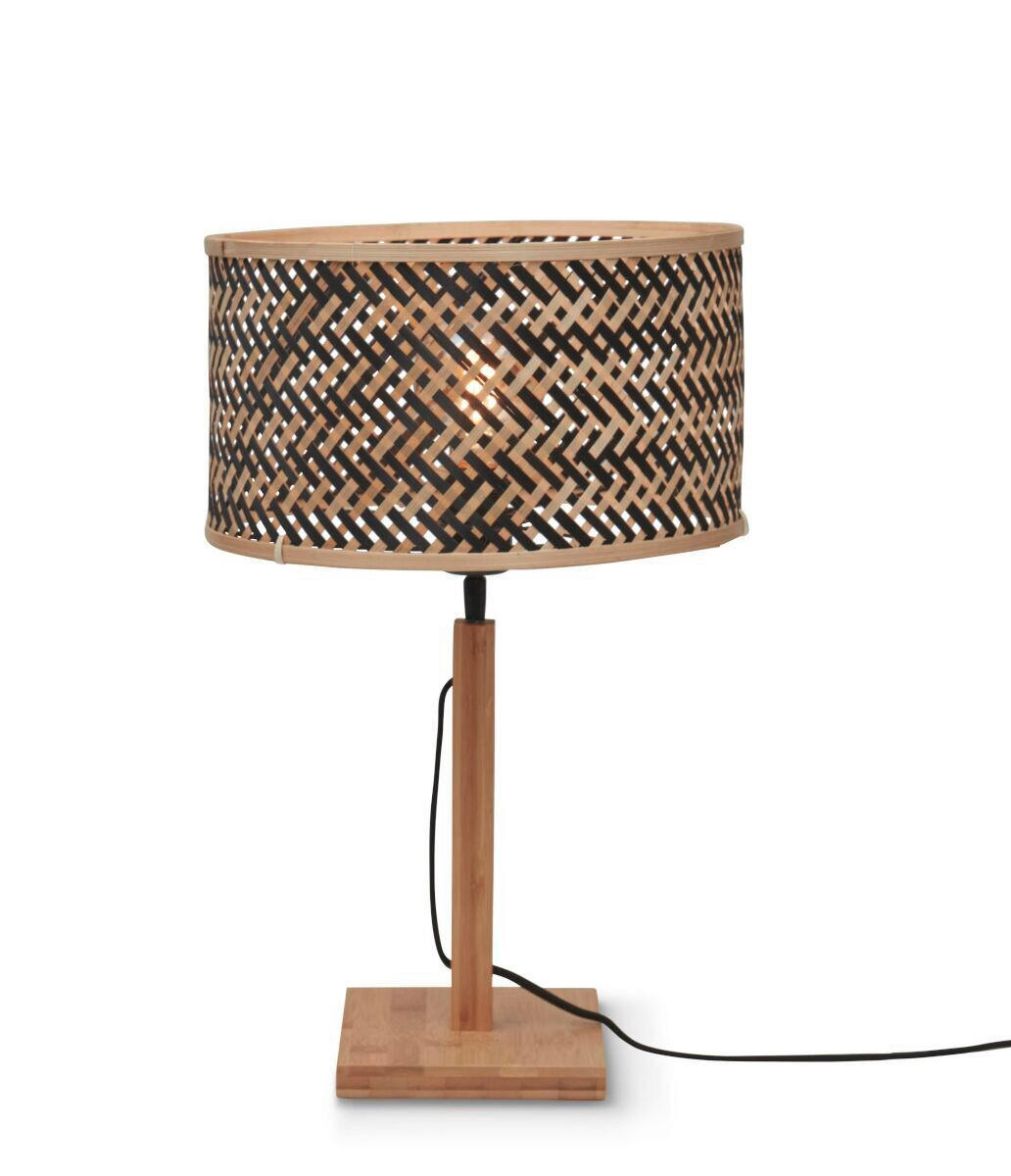 BORDSLAMPA GOOD&MOJO  32/38/32 cm   - svart/naturfärgad, Trend (32/38/32cm) - Good & Mojo