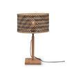 BORDSLAMPA GOOD&MOJO  32/38/32 cm   - svart/naturfärgad, Trend (32/38/32cm) - Good & Mojo