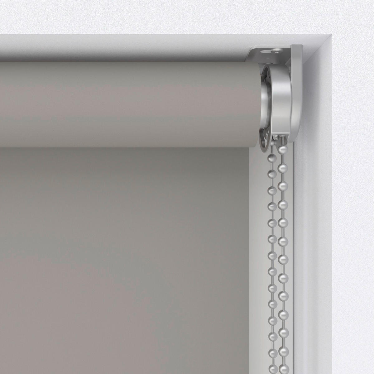 VERDUNKELUNGSROLLO  - Grau, Basics, Textil (120/190cm)