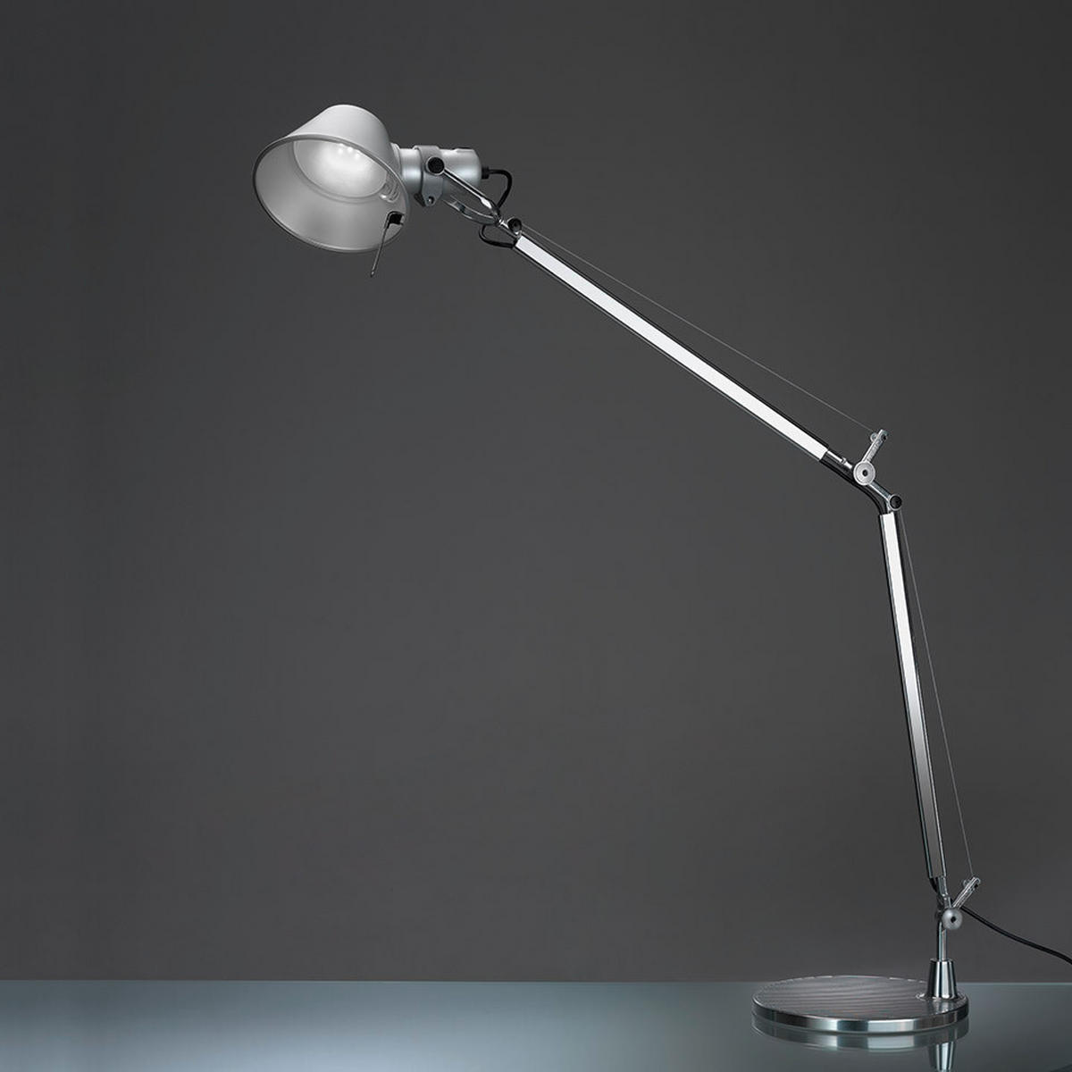 SCHREIBTISCHLEUCHTE Tolomeo 78/64,5 cm   - Alufarben, Design, Metall (78/64,5cm) - Artemide