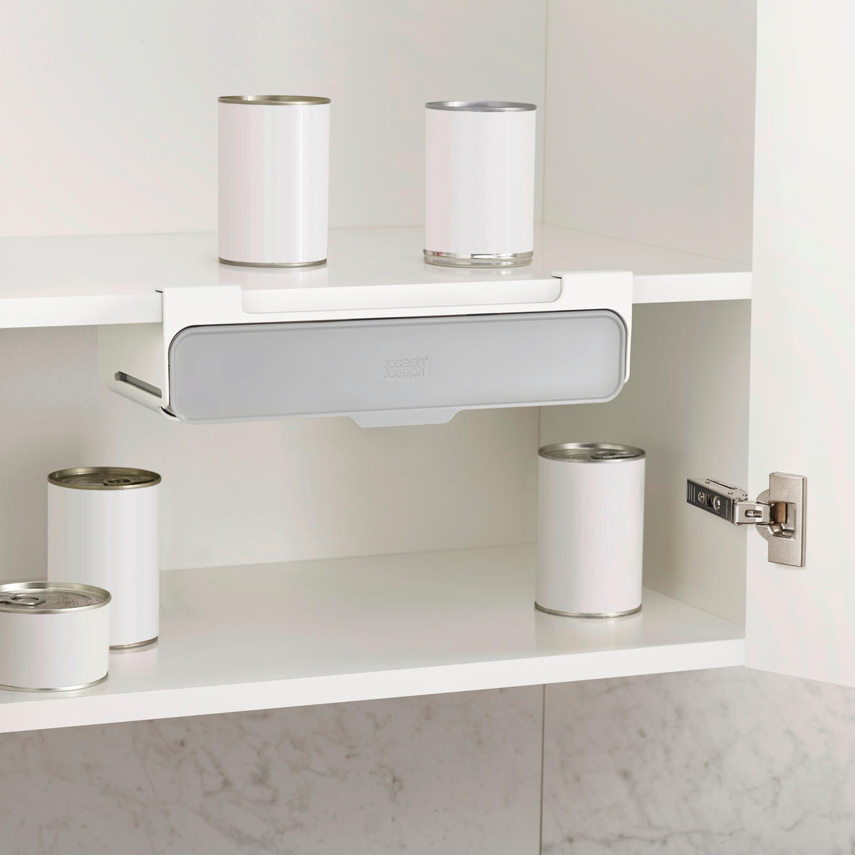 VISEĆI ORGANIZATOR - siva, Osnovno, plastika (32/9,3/13,5cm) - Joseph Joseph