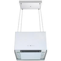 DUNSTABZUGSHAUBE CH11050IW  - Weiß, Trend, Glas/Metall (50/36-166/40cm) - Respekta