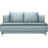SCHLAFSOFA in Webstoff Türkis  - Türkis, MODERN, Textil/Metall (200/85/90cm) - Joka
