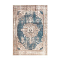 FLACHWEBETEPPICH 160/230 cm Vintage 8400 Creme / Blau Blau, Creme  - Blau/Creme, KONVENTIONELL, Textil (160/230cm)