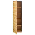 AKTENSCHRANK 55/197/40 cm  - Eichefarben/Anthrazit, Natur, Holz/Holzwerkstoff (55/197/40cm) - Linea Natura