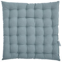 SITZKISSEN  - Pastellblau, Basics, Textil (38/38/4cm) - Bio:Vio