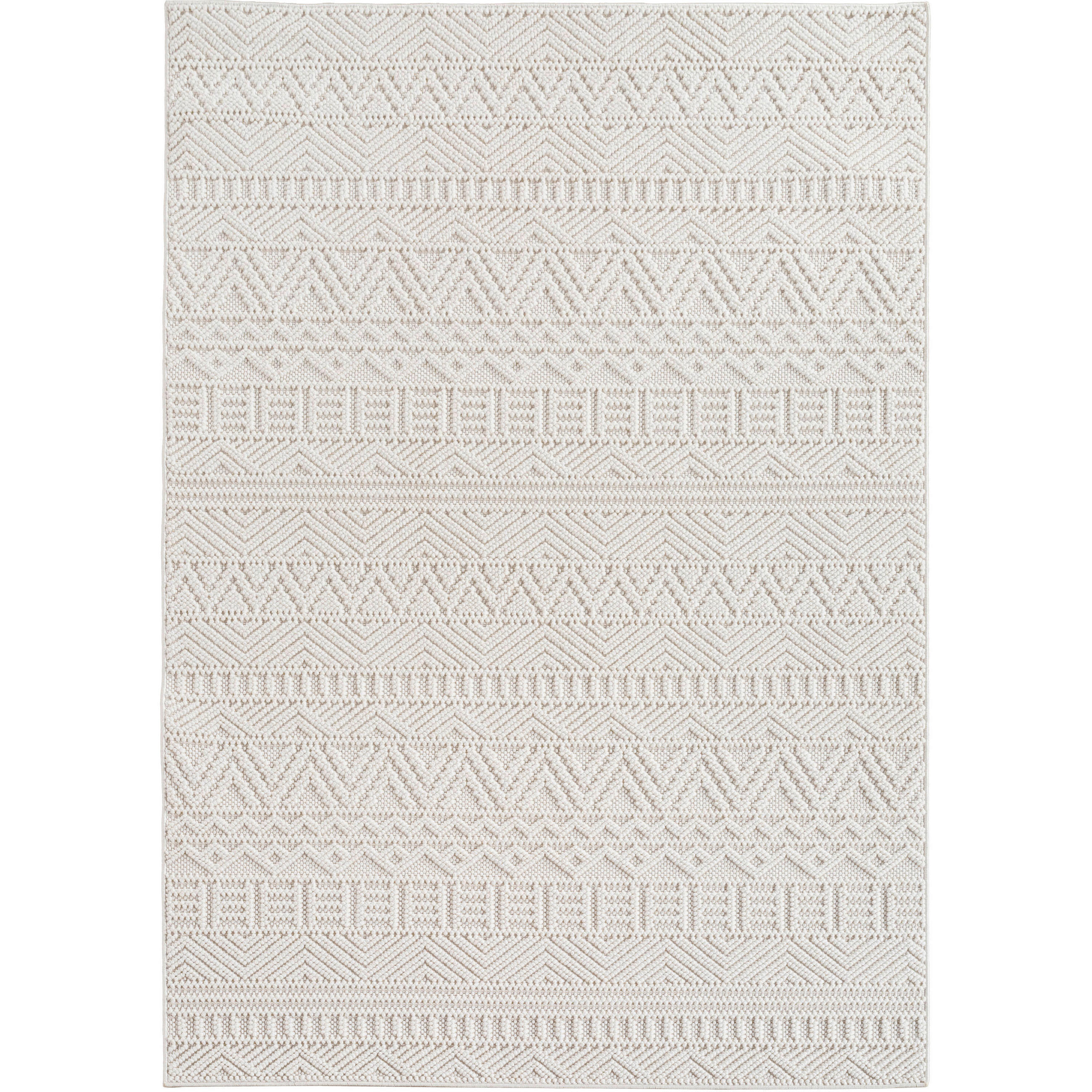 FLACHWEBETEPPICH 200/290 cm HELIX Creme  - Creme, Basics, Kunststoff/Textil (200/290cm) - Novel