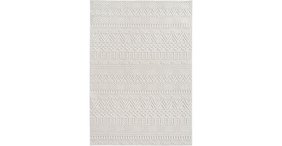 FLACHWEBETEPPICH 80/150 cm HELIX Creme  - Creme, Basics, Kunststoff/Textil (80/150cm) - Novel