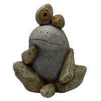 DEKOFROSCH - Braun/Grau, Basics, Stein (22/25/18cm)