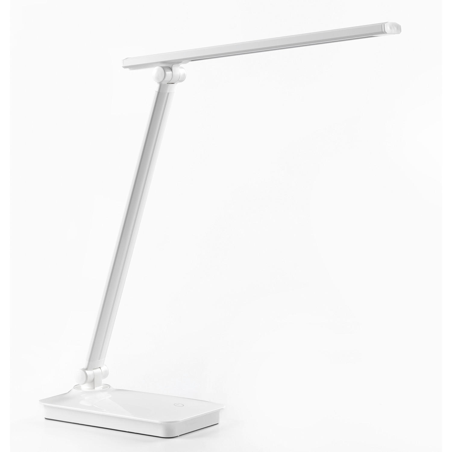 XXXLutz Led-Schreibtischleuchte 4902 Deski Weiß Hochglanz 17x27x29 cm