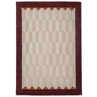 WOLLTEPPICH 200/290 cm Apex Dunkelrot rechteckig  - Dunkelrot, Basics, Textil (200/290cm) - Flair Rugs