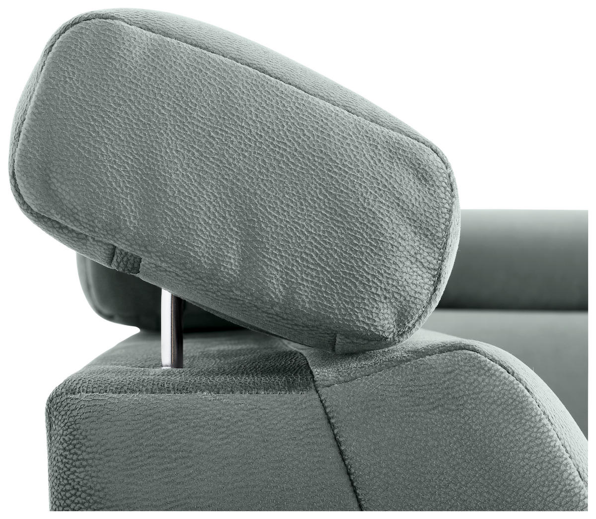 ECKSOFA Mintgrün Mikrofaser  - Chromfarben/Mintgrün, KONVENTIONELL, Textil/Metall (206/271cm) - Carryhome