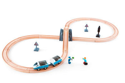 EISENBAHNZUBEHÖR - Multicolor, Basics, Holz/Holzwerkstoff (107,0/10,0/46,0cm) - Hape
