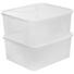 BOX MIT DECKEL 42/35/17 cm - Transparent, Basics, Kunststoff (42/35/17cm) - Rotho BOX MIT DECKEL 42/35/17 cm - Transparent, Basics, Kunststoff (42/35/17cm) - Rotho
