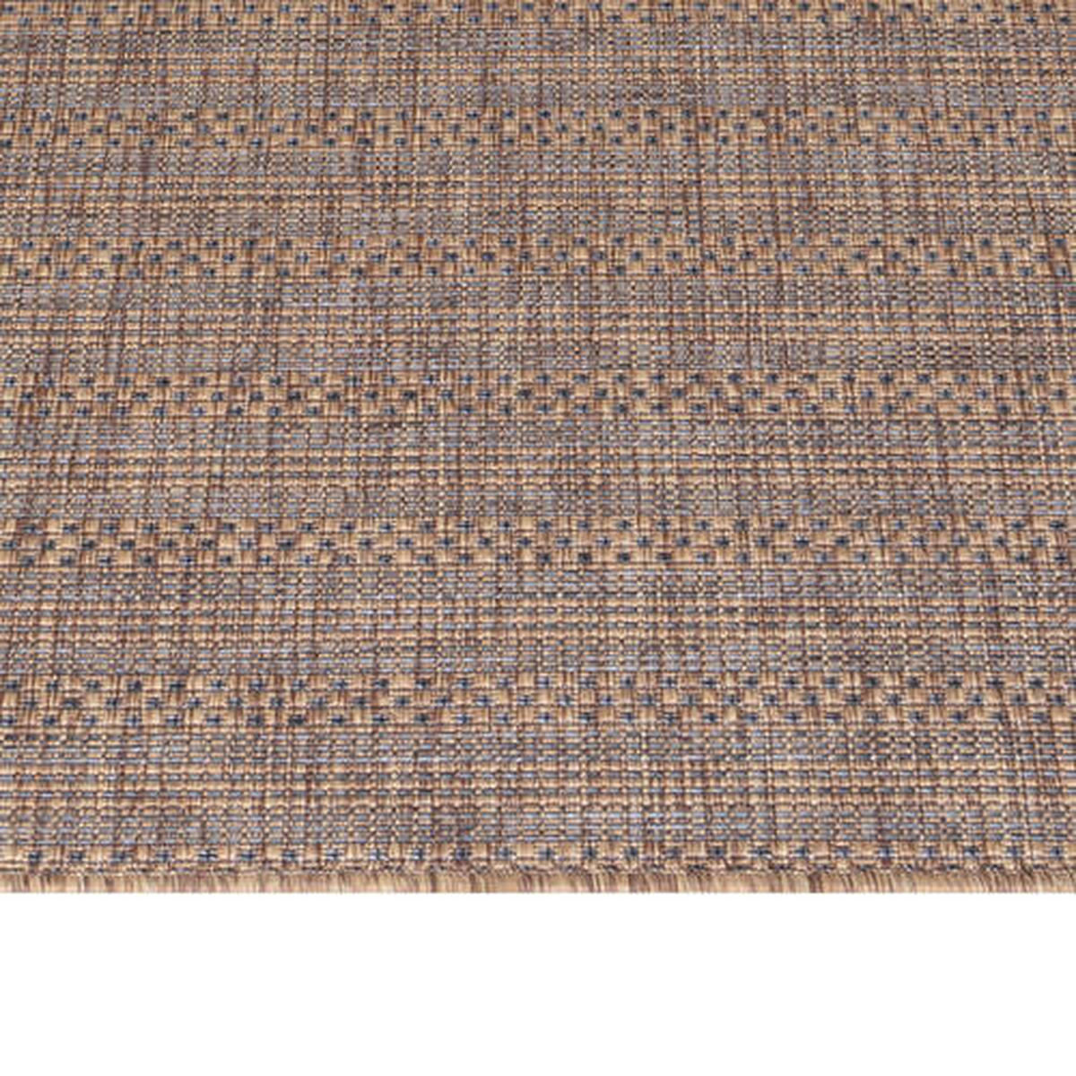 In- und Outdoorteppich 120/170 cm Zagora Braun, Schwarz  - Schwarz/Braun, Basics, Textil (120/170cm) - Novel