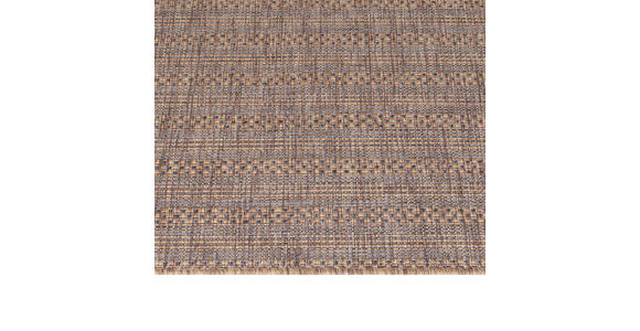 In- und Outdoorteppich 80/150 cm Zagora Braun, Schwarz - Schwarz/Braun, Basics, Textil (80/150cm) - Novel