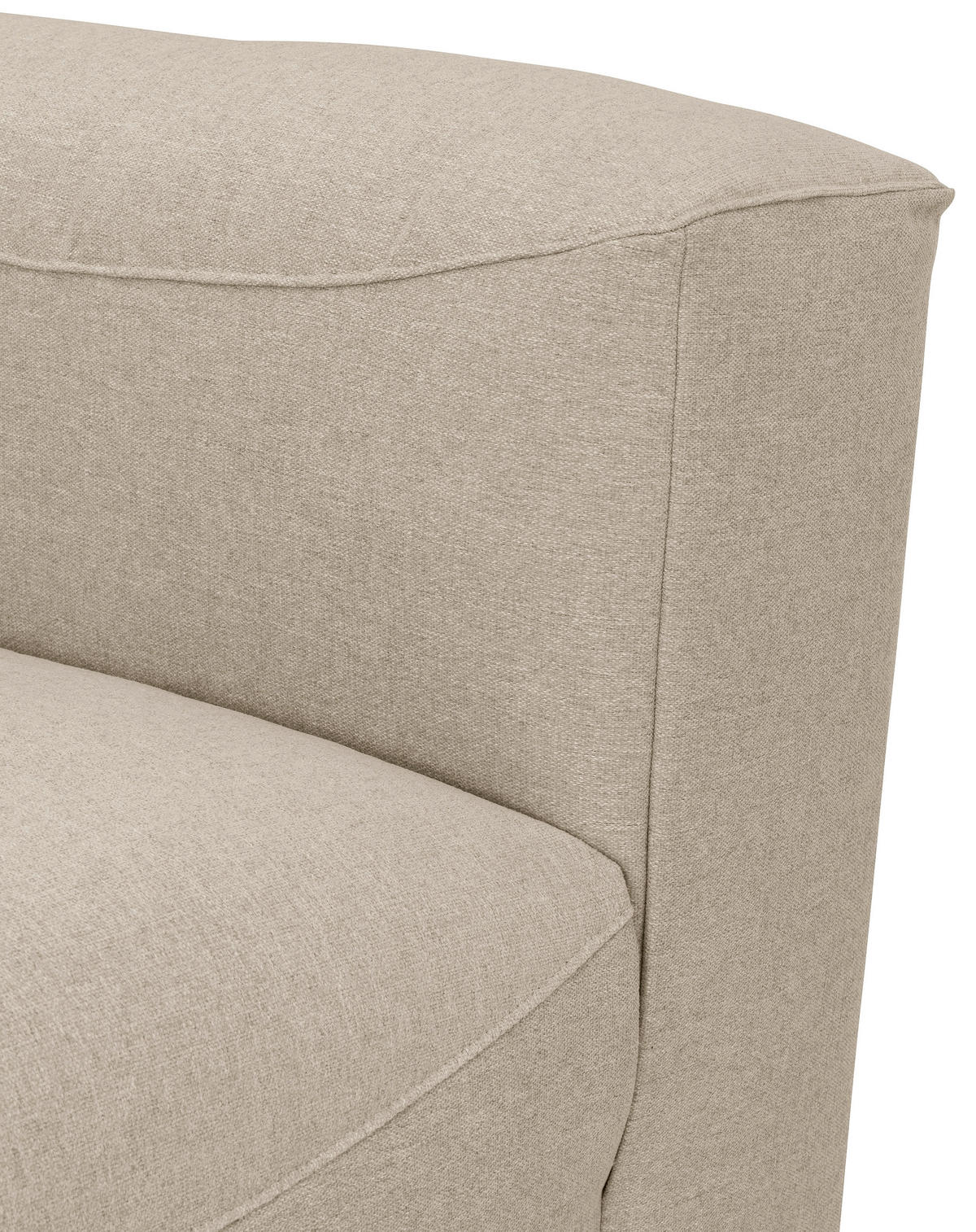ECKELEMENT Flachgewebe  - Creme, Design, Kunststoff/Textil (100/73/100cm) - Max Winzer