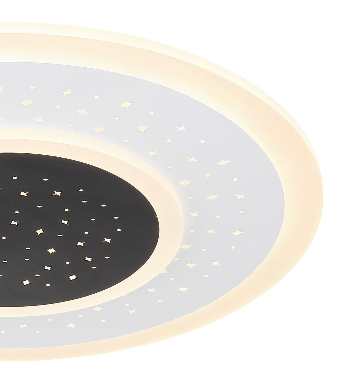 LED-DECKENLEUCHTE 44 W  46/5,5 cm    - Weiss/Opal, Design, Kunststoff/Metall (46/5,5cm) - Globo