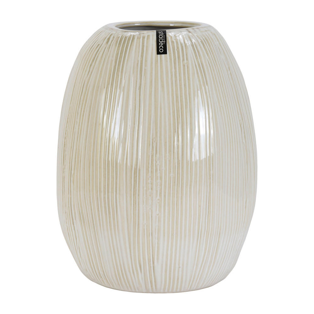 VÁZA, keramika, 27,5 cm - Basics, keramika (27.5/21.5/21.5cm)