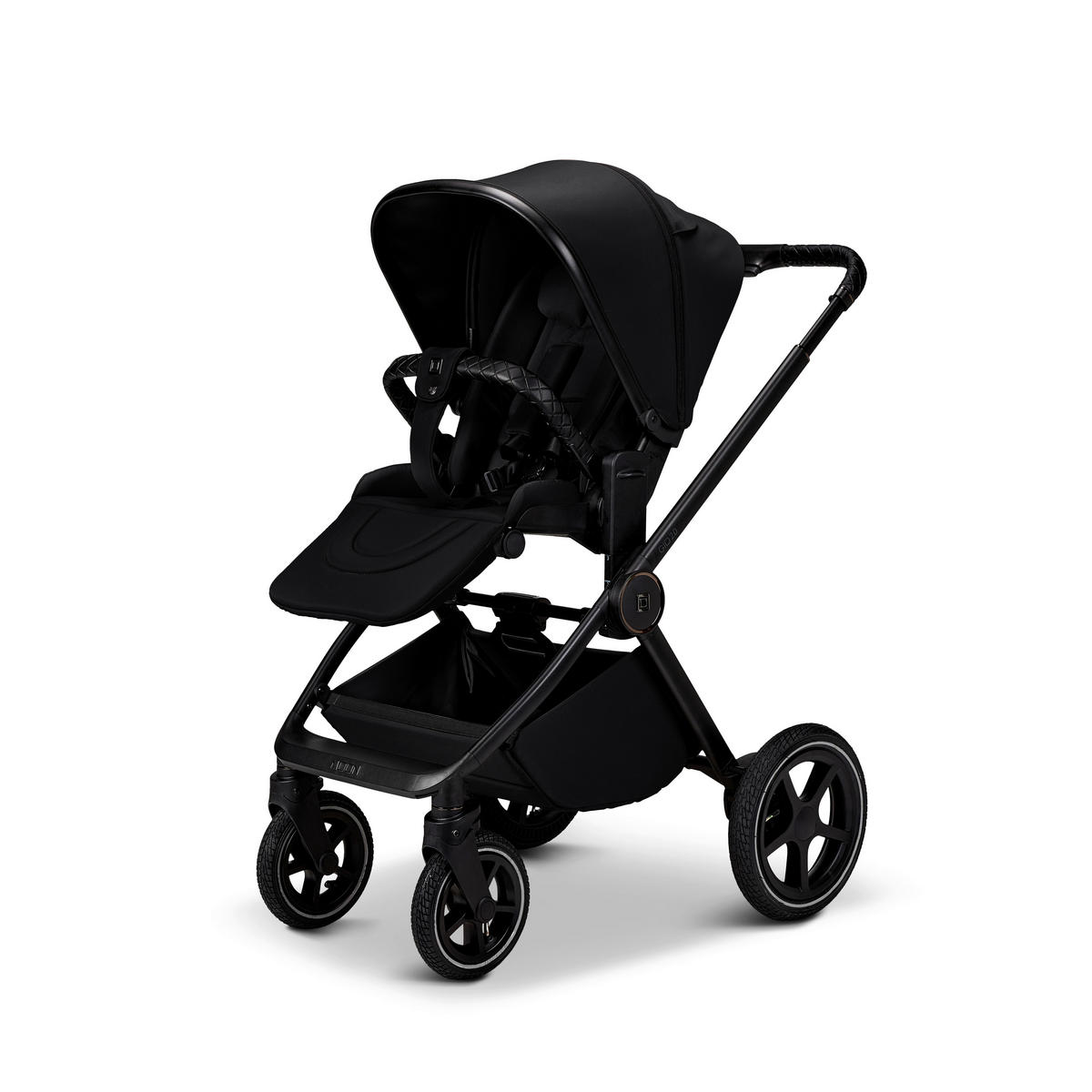 KOMBIKINDERWAGEN  Gio 2.0  Onyx  - Schwarz, Basics (84/61/114cm) - Moon