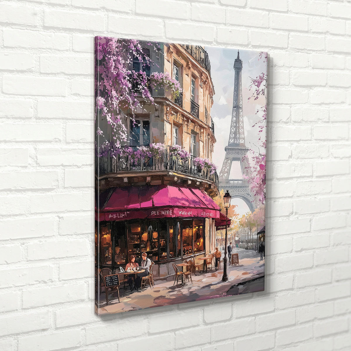 LEINWANDBILD Städte, Architektur 70/100 cm  - Multicolor, Basics, Holz/Textil (70/100cm)