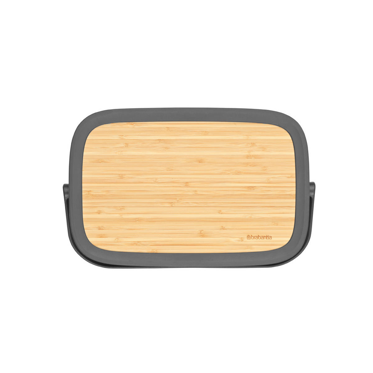 POSODA ZA KRUH   39.5/16.3/25.5 cm           - temno siva, Design, umetna masa/les (39.5/16.3/25.5cm) - Brabantia