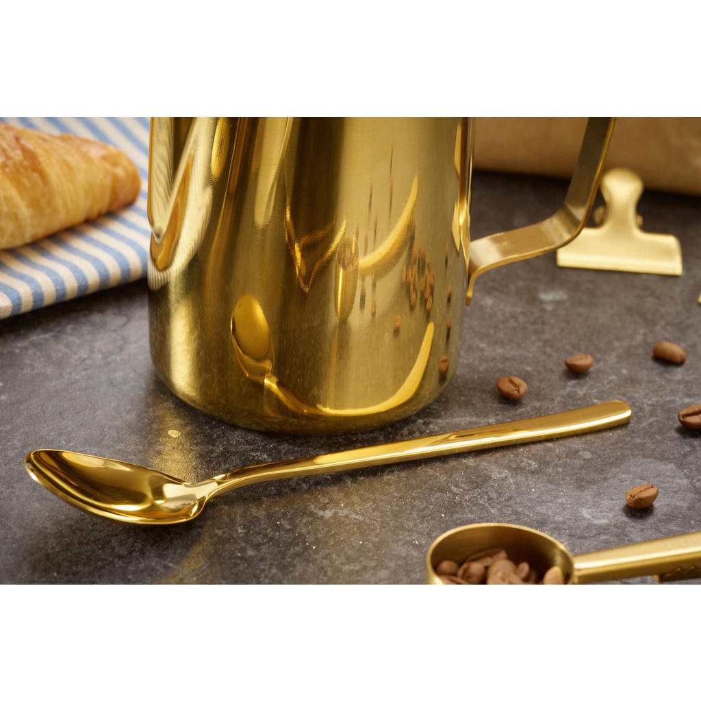 Thumbnail - Echtwerk Kaffeeset, Gold, Metall, 23-teilig, 350 ml, 10.5 cm, stoßfest, robust, lebensmittelecht, Essen & Trinken, Gesch...