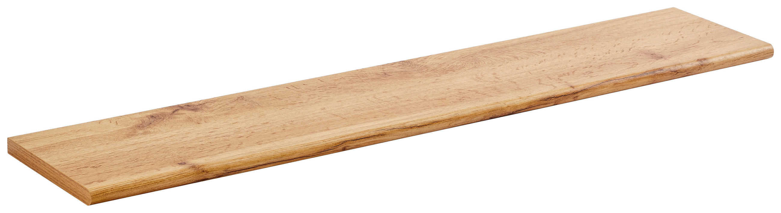 ZIDNA POLICA - divlji hrast, Konvencionalno, pločasti materijal (90/1,8/18cm) - Xora