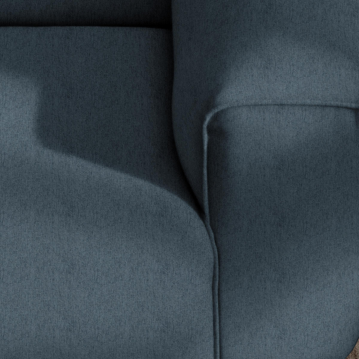 ECKSOFA in Webstoff Anthrazit  171/265 cm  - Anthrazit/Schwarz, Design, Kunststoff/Textil (171/265cm) - home24