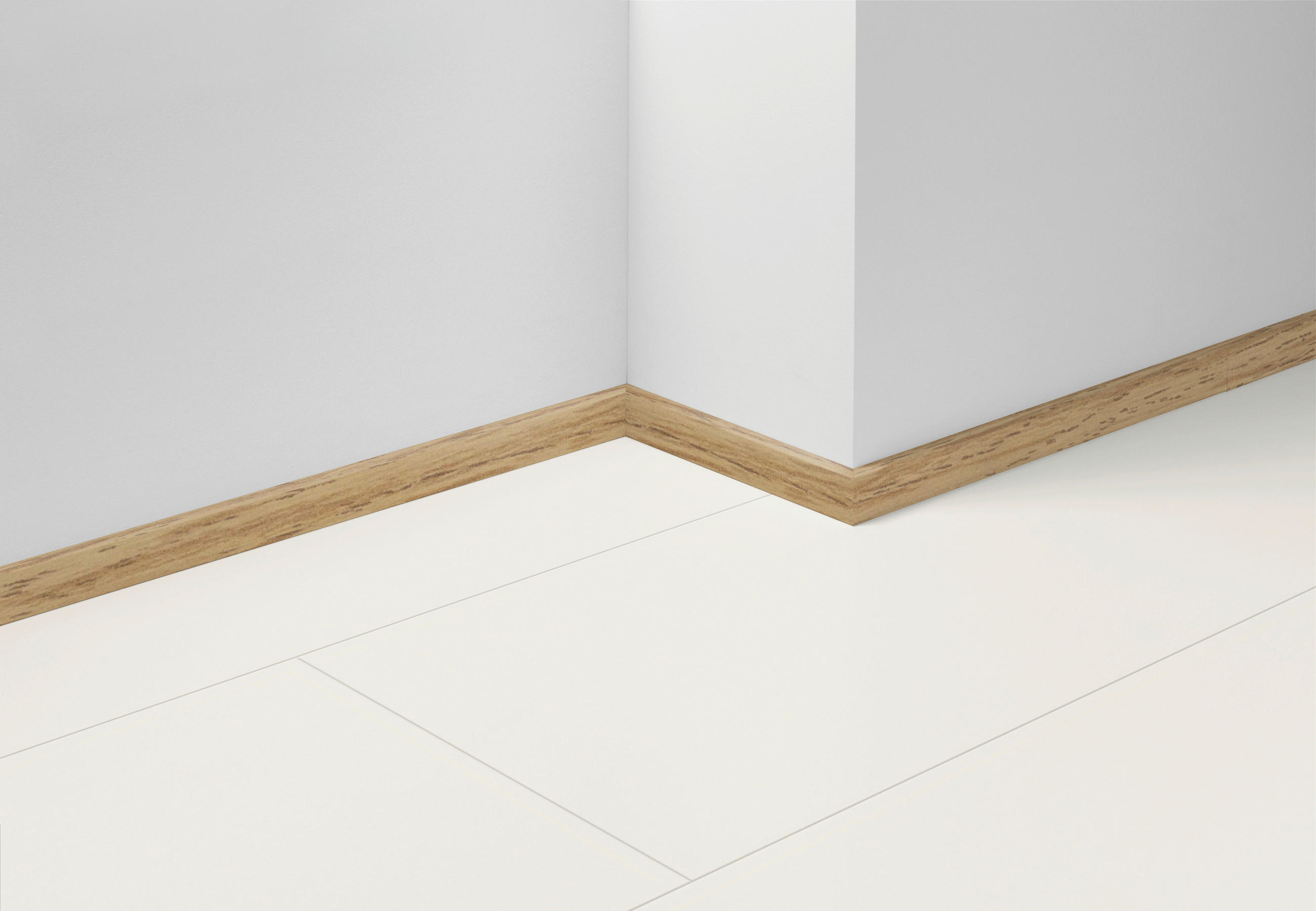 SOCKELLEISTE - Eichefarben/Gelb, Basics, Holzwerkstoff (220/1,6/4cm) - Parador